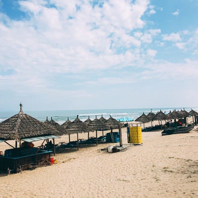 ダナンのリゾートビーチ（ベトナム）の写真