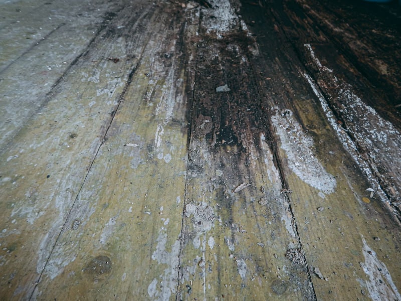 焼き焦げた木造の壁の写真