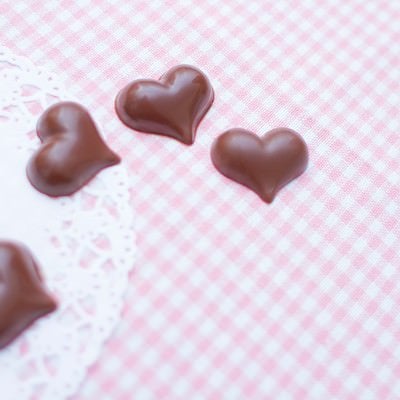 ハート型のチョコレートの写真
