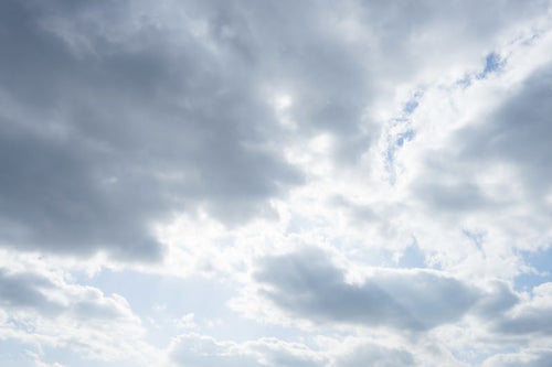 雲は、天然のディフューザーの写真