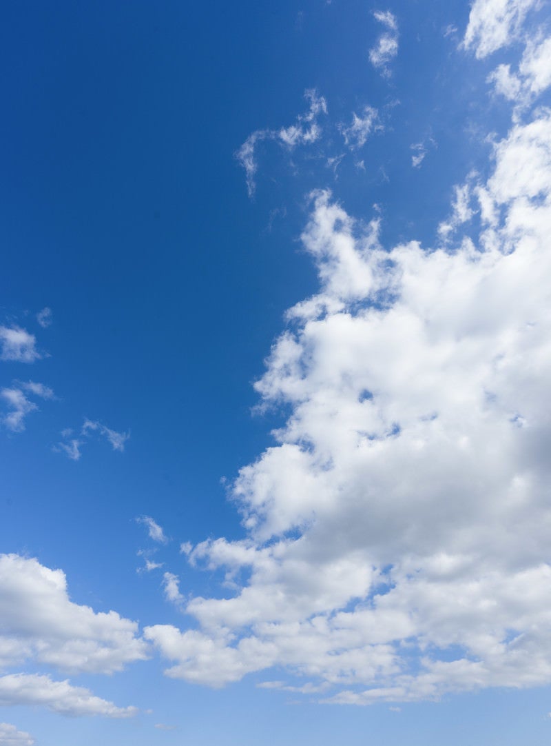 「青空と雲のバランス」の写真