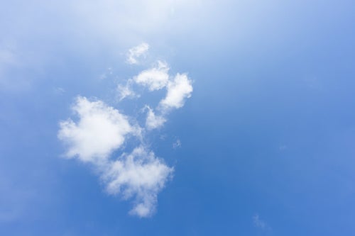 青い空と雲の写真
