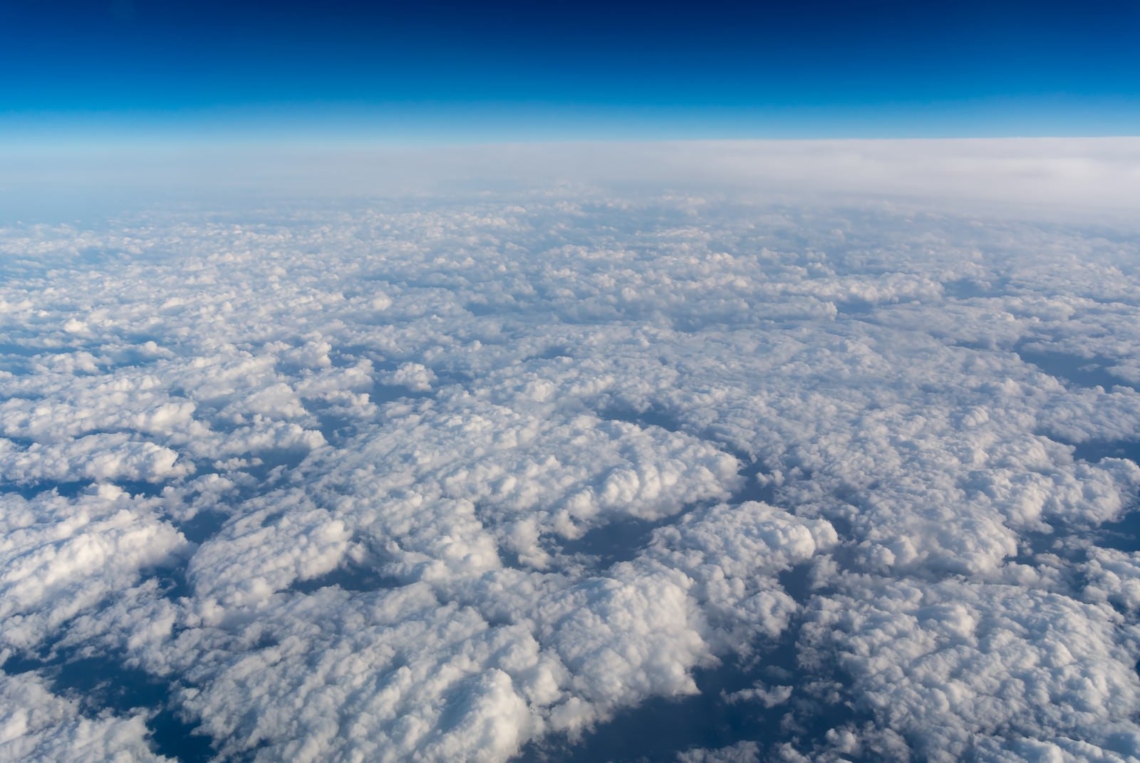 「眼下に広がる雲」の写真
