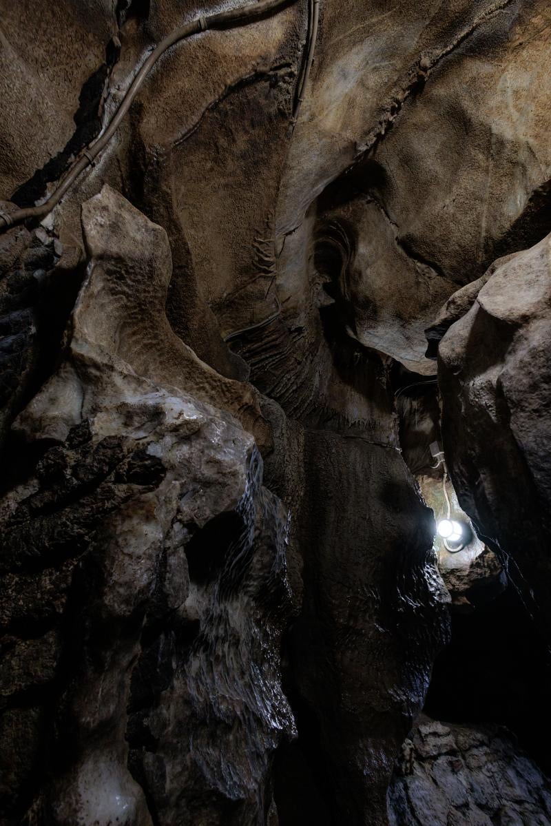 「鍾乳石の驚異とあぶくま洞の洞内で見る自然の芸術」の写真