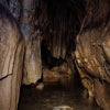 入水鍾乳洞の洞内暗がりと地下水のカテゴリ