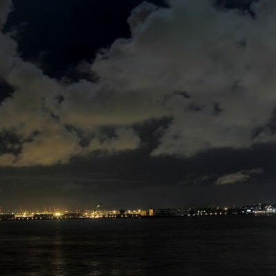 大黒埠頭の夜景の写真