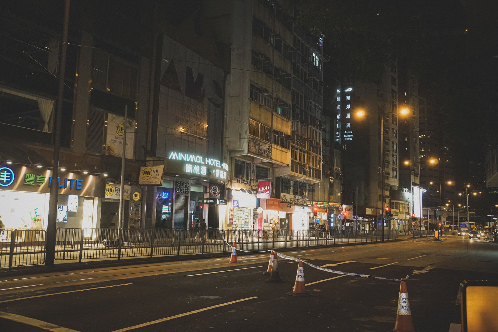 「道路を封鎖（香港デモの様子）」の写真