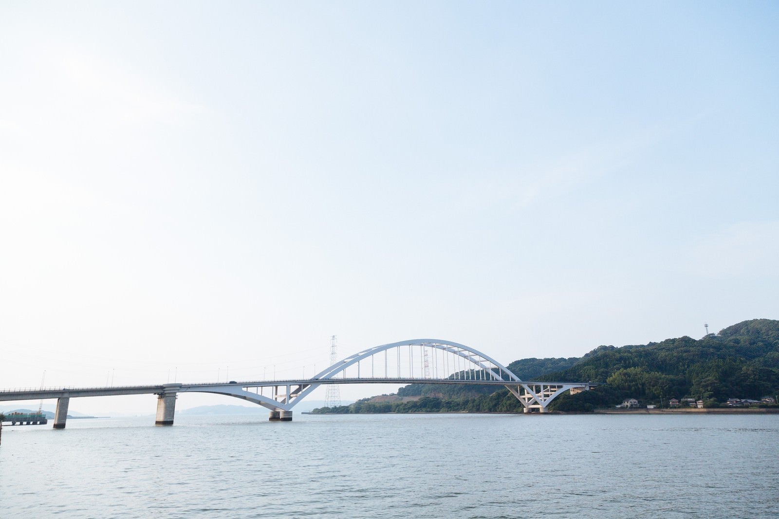 「伊万里大橋（アーチ橋）」の写真