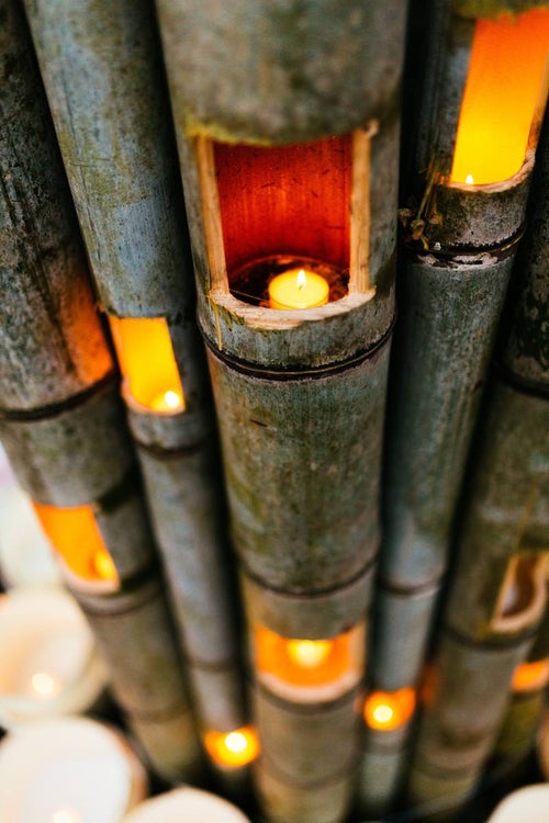 竹の灯り（ボシ灯ろうまつり）の写真
