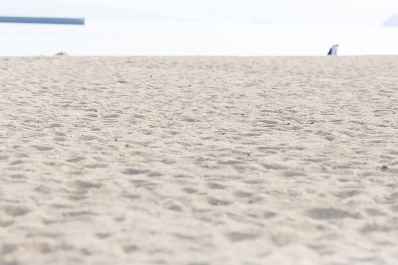 伊万里市のイマリンビーチ砂浜の写真