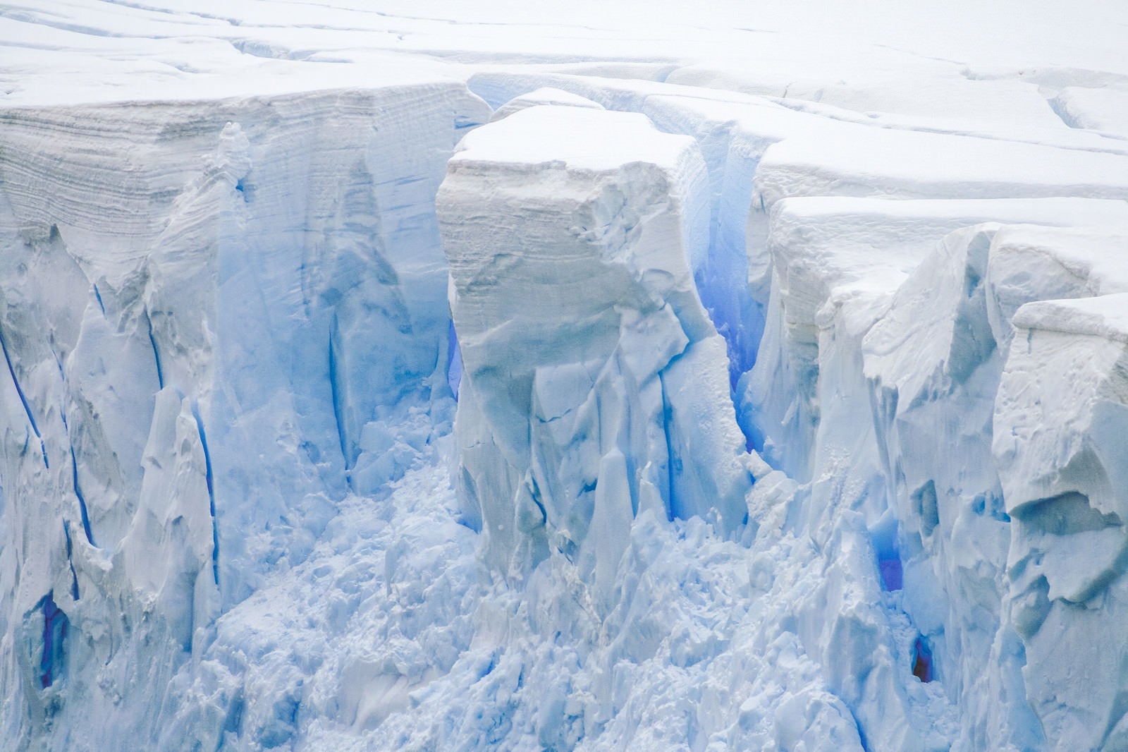 「崩落前の氷河」の写真