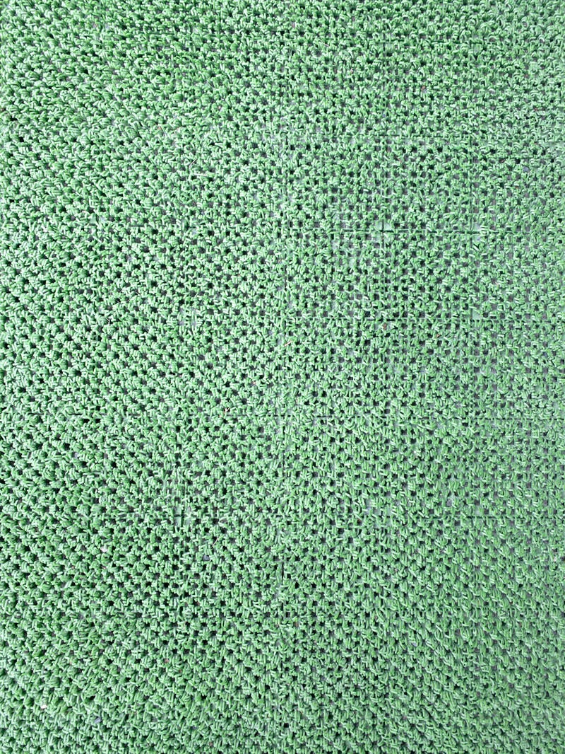 「緑の泥落としマット（テクスチャー）」の写真