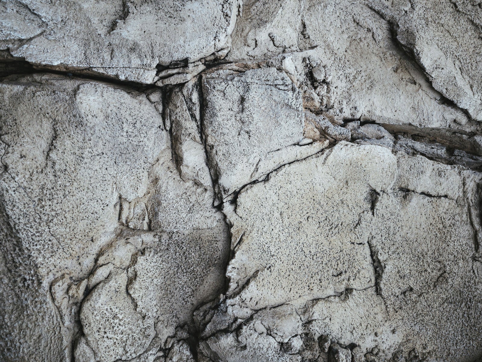「凹凸のある岩肌（テクスチャー）」の写真