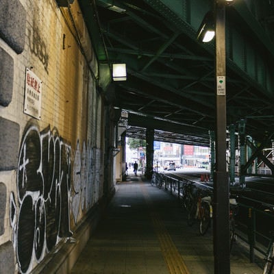 有楽町駅の不気味なガード下の写真