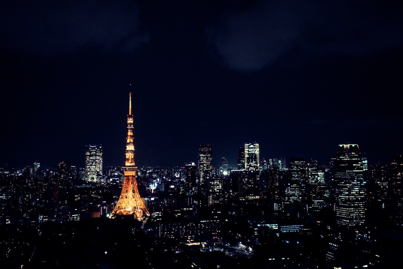「夜の東京（東京タワー）」の写真