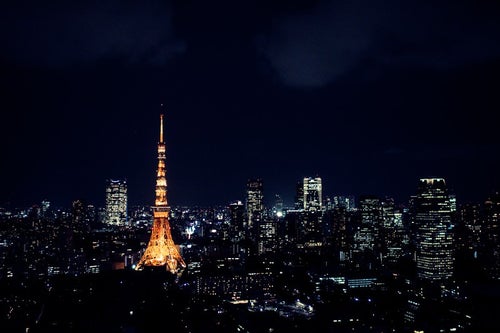 夜の東京（東京タワー）の写真