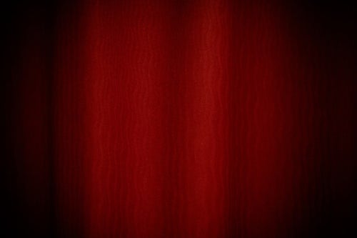 赤い波模様（テクスチャ）の写真