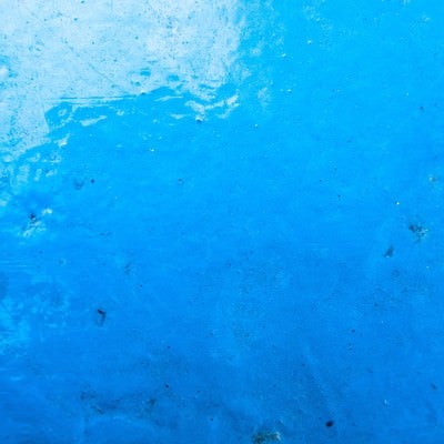 青い塗装がされた壁（テクスチャ）の写真