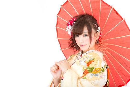 和傘美人の写真