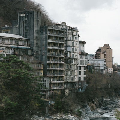 鬼怒川の廃ホテルの写真