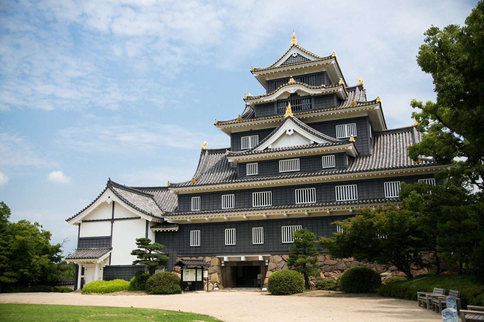 「岡山城天守閣」の写真
