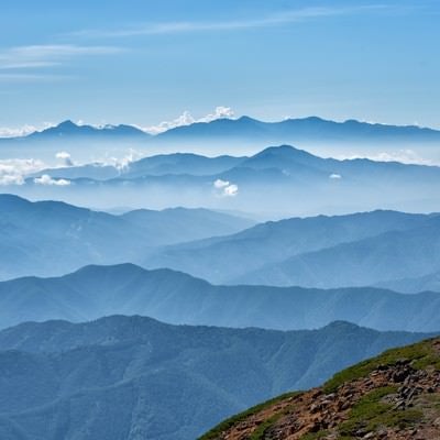 乗鞍岳山頂の雄大な景色（雲海）の写真
