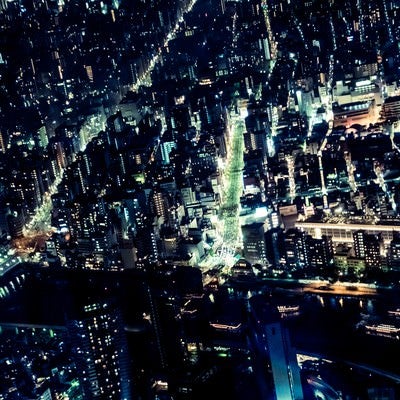都市夜景観の写真