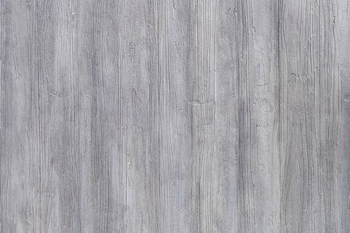 灰色に塗られた木目調の壁（テクスチャ）の写真