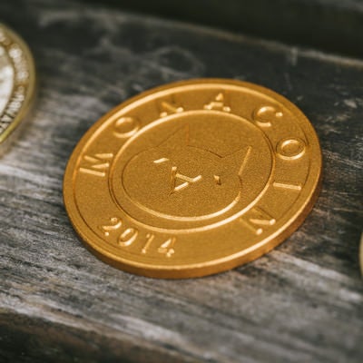 2ちゃんねる発祥の仮想通貨モナコインの写真
