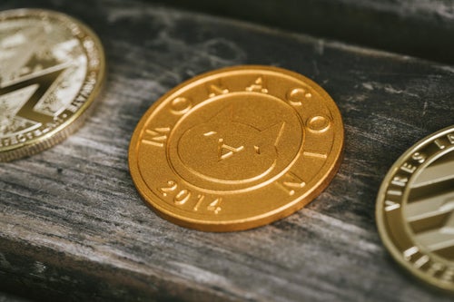 2ちゃんねる発祥の仮想通貨モナコインの写真