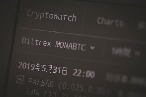 Cryptowatch で MONABTC を確認の写真