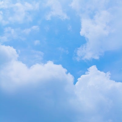 雲と青空の写真