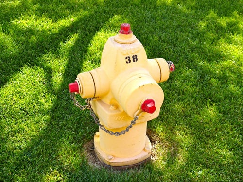 アメリカ レイクパウエルにあった消火栓の写真
