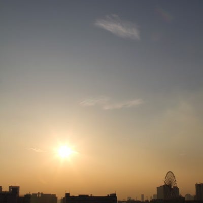 東京ビッグサイトからの夕焼けの写真