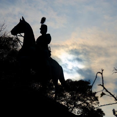 上野公園 小松宮彰仁親王銅像の写真