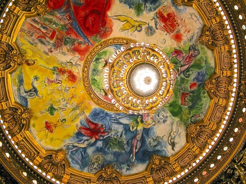 オペラ・ガルニエの天井画の写真