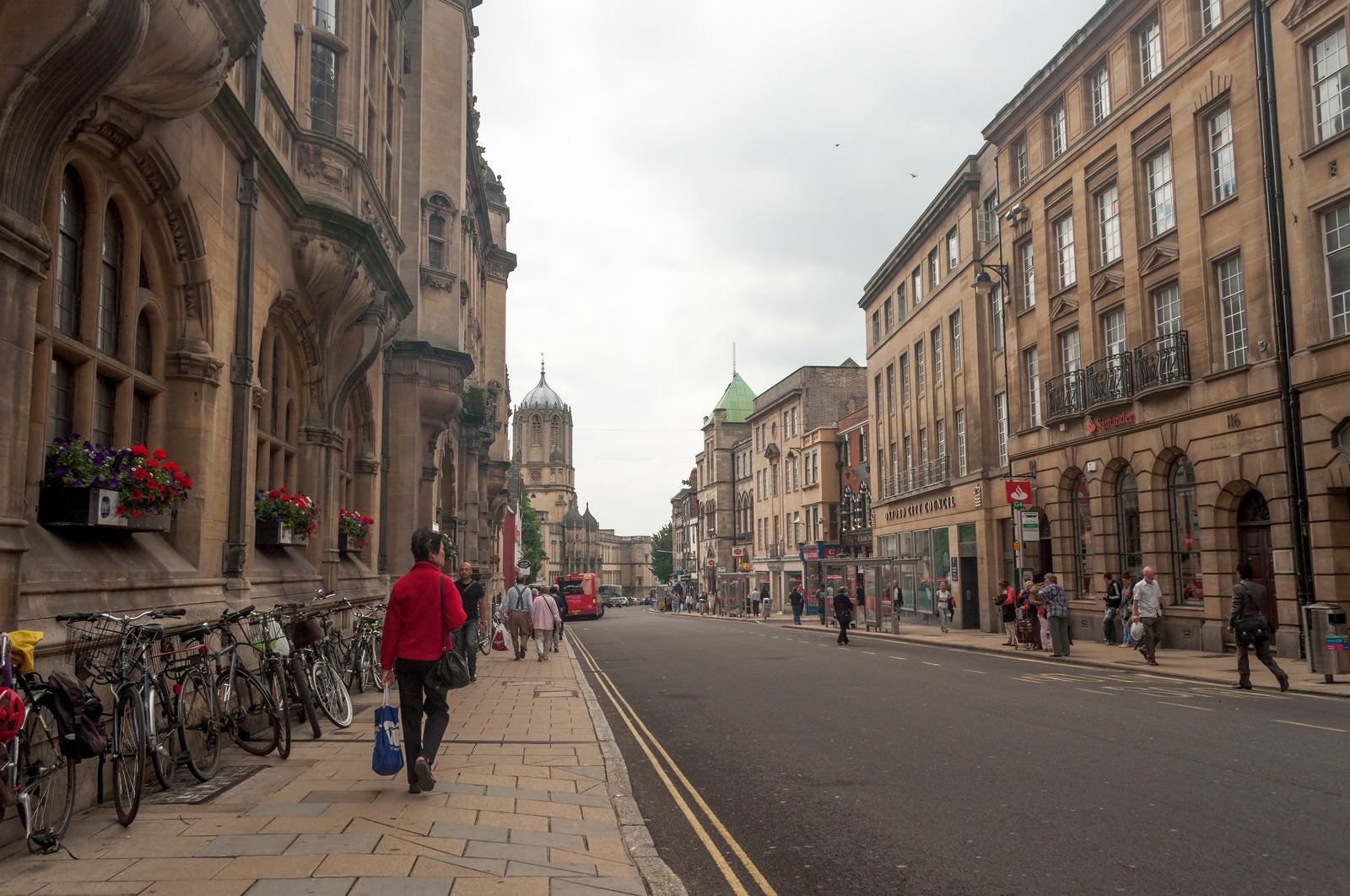 「オックスフォードの町並み」の写真