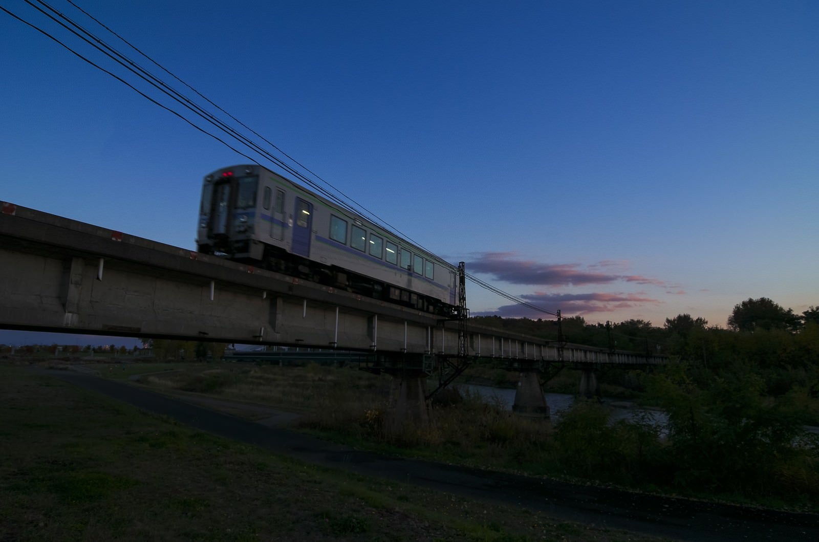 「旭川のローカル線」の写真