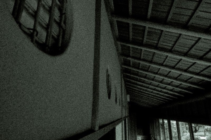 古民家の廊下（ノイズ）の写真