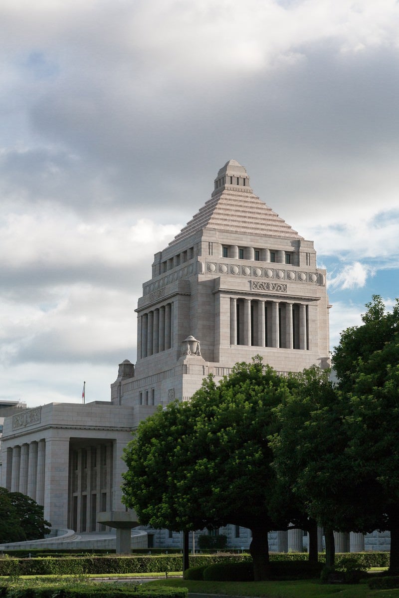 「国会議事堂横」の写真