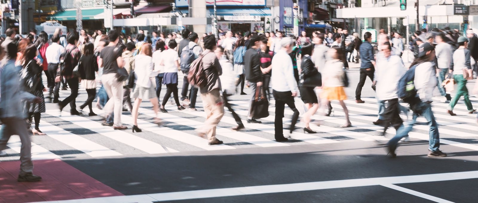 「渋谷の人混み」の写真
