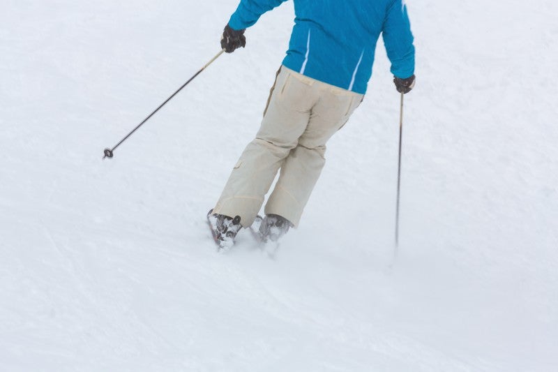 ゲレンデでスキーの写真