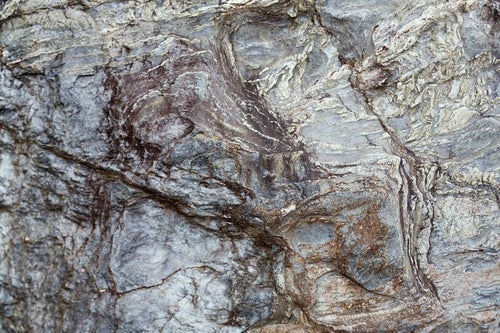ゴツゴツした岩肌のテクスチャーの写真