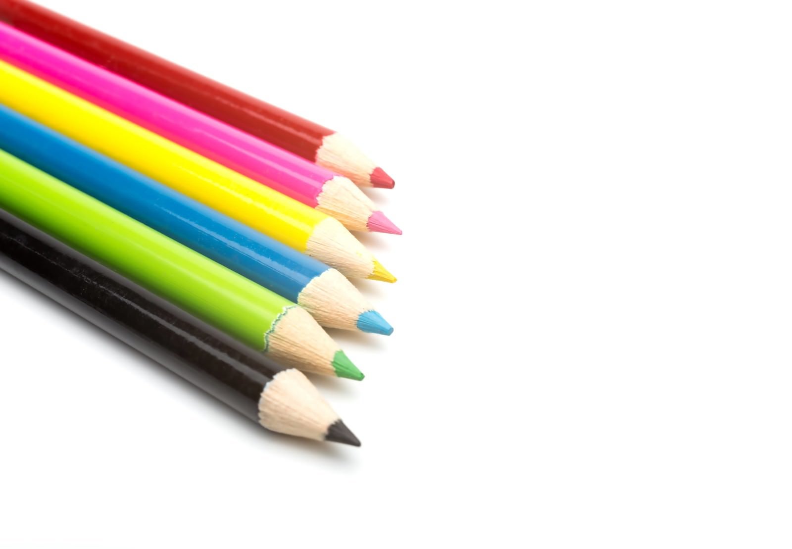 「鮮やかな色鉛筆」の写真