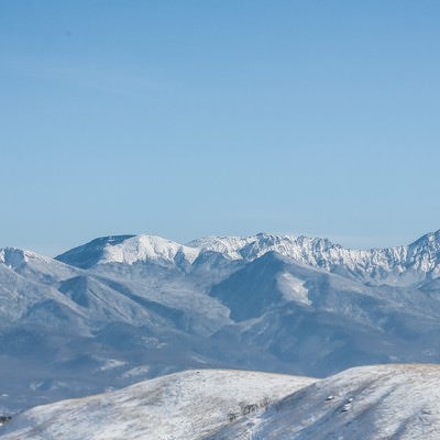 冬の八ヶ岳連峰（天狗岳）の写真