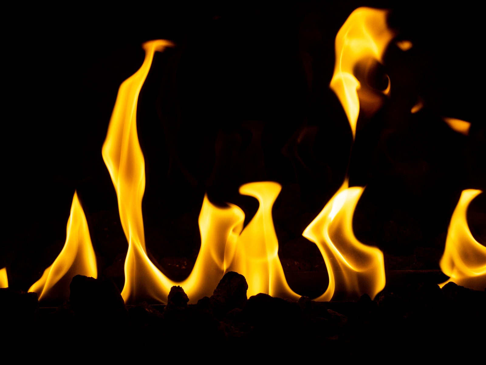 「暖炉の炎」の写真