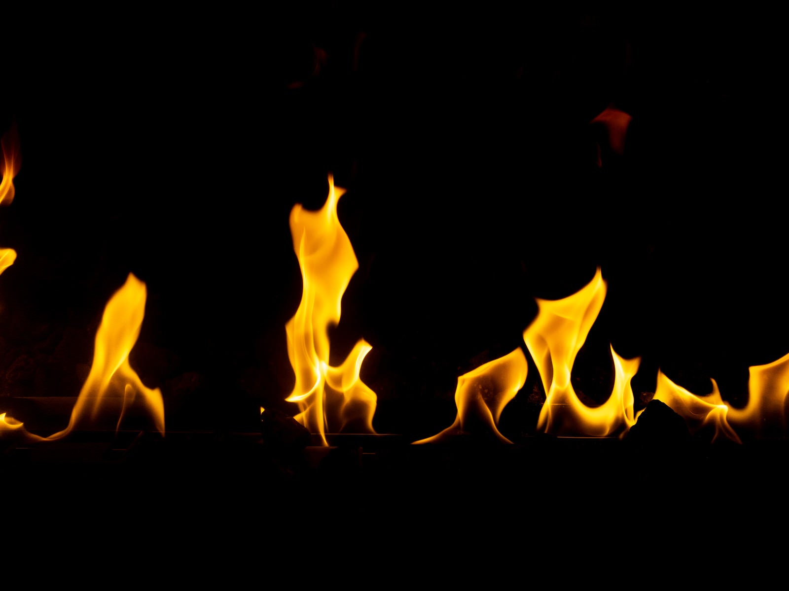 「めらめらと炎が上がる」の写真