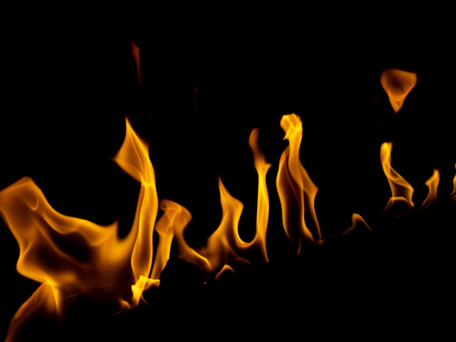 「揺らぐ火」の写真