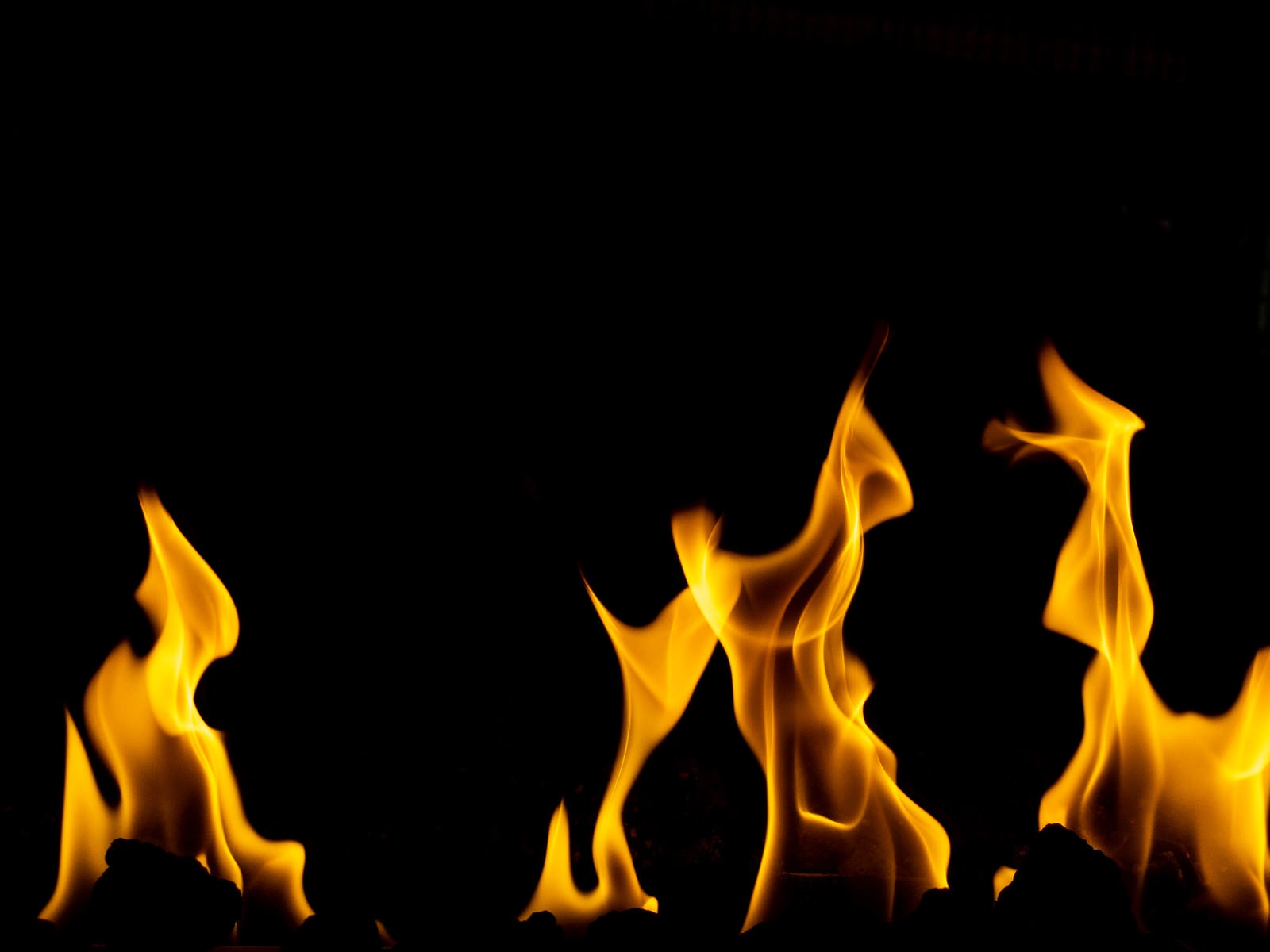 「激しく燃える火」の写真