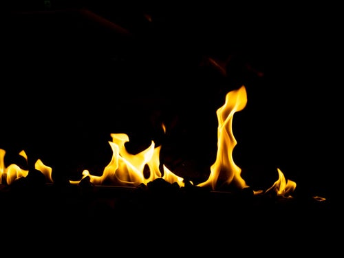 気体の燃焼（火）の写真